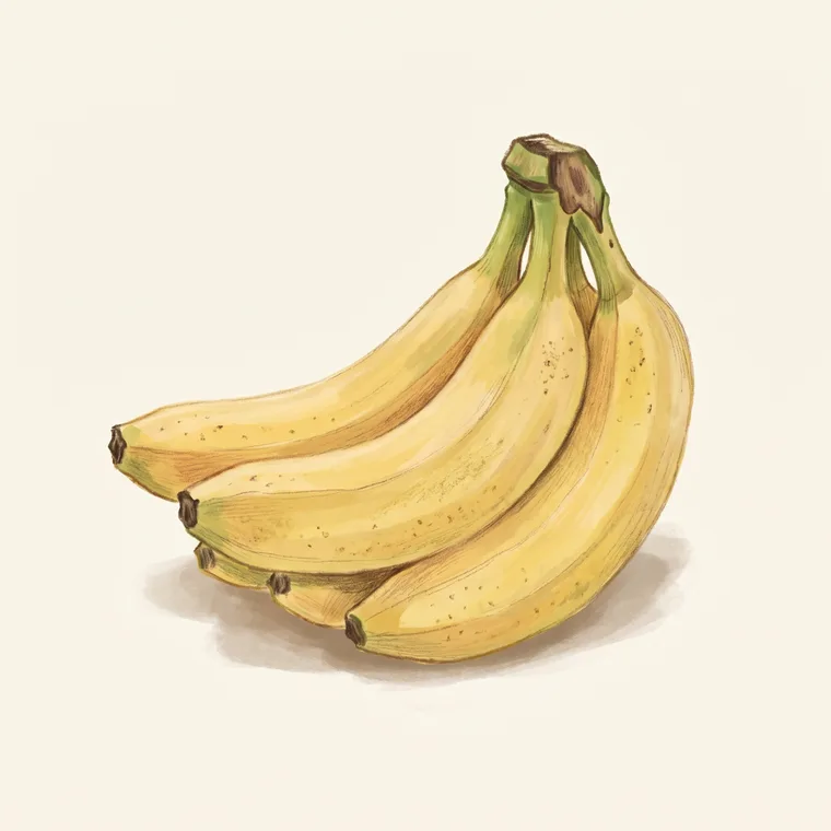 Illustration of bananas
