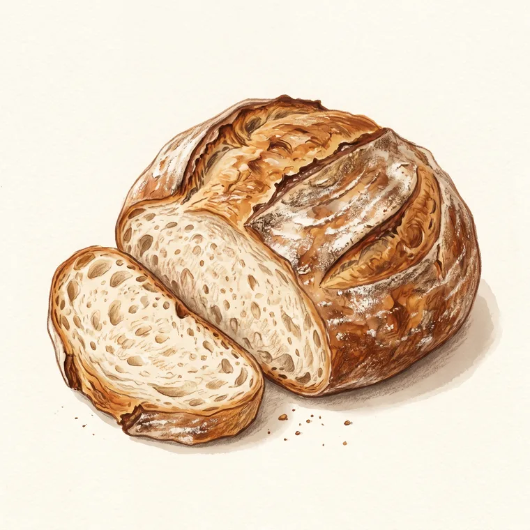 Illustration of bread