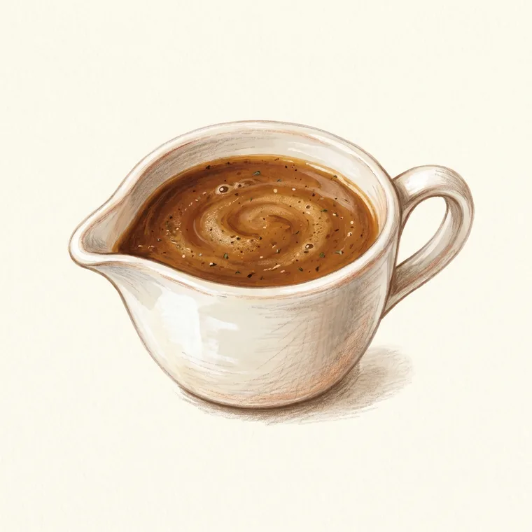 Illustration of gravy