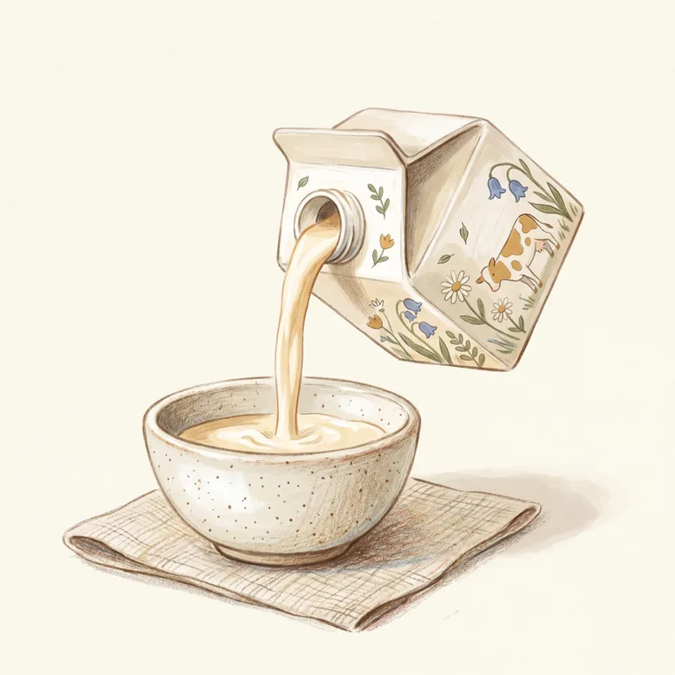 Illustration of half-and-half