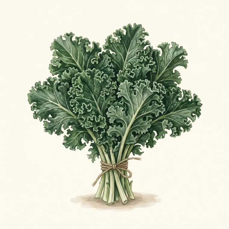 Illustration of kale
