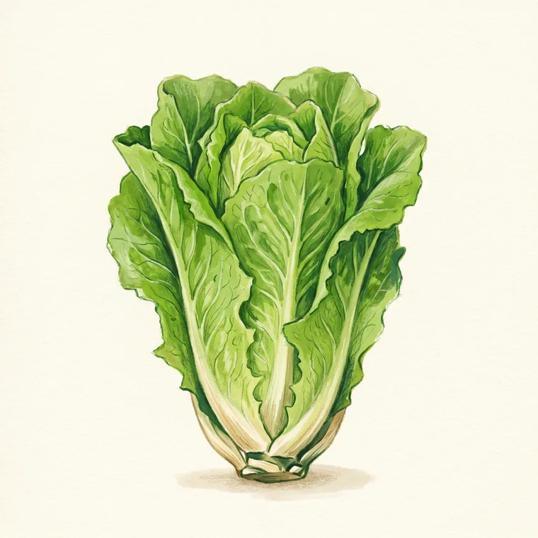 Illustration of lettuce