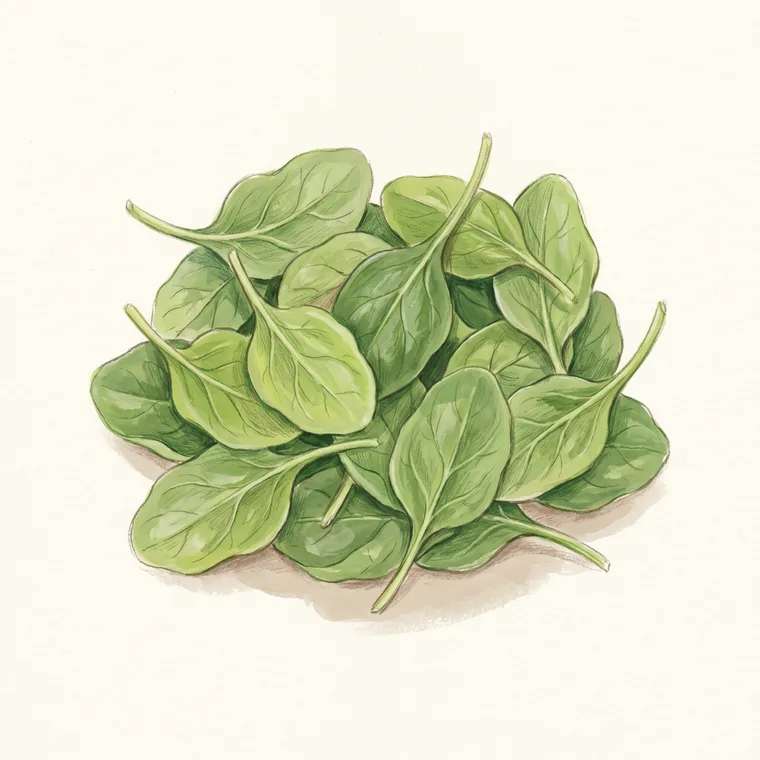 Illustration of spinach